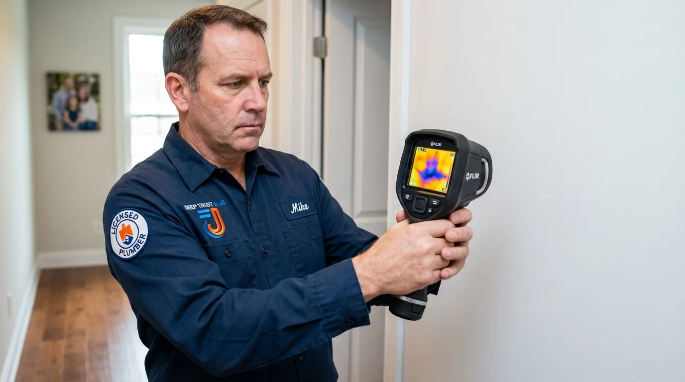 Thermal imaging leak detection by Johns Plumbing LLC in Zolfo Springs