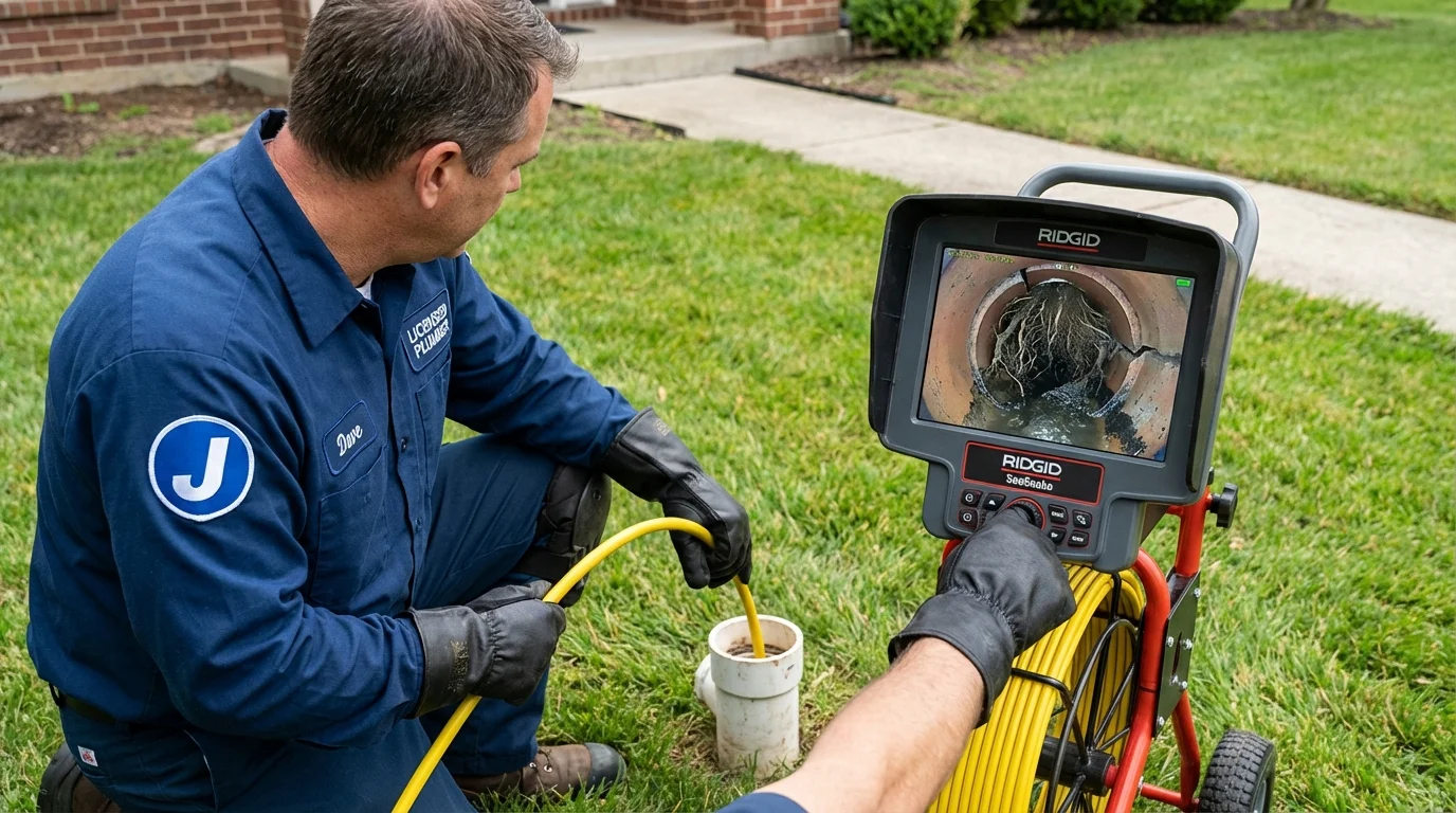 Sewer camera inspection being performed by Johns Plumbing LLC in Zolfo Springs
